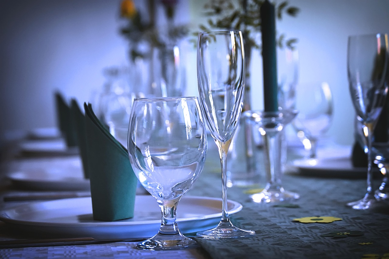 wedding reception table decoration